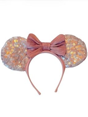 Big Minnie Mouse Ears Headband with Bow